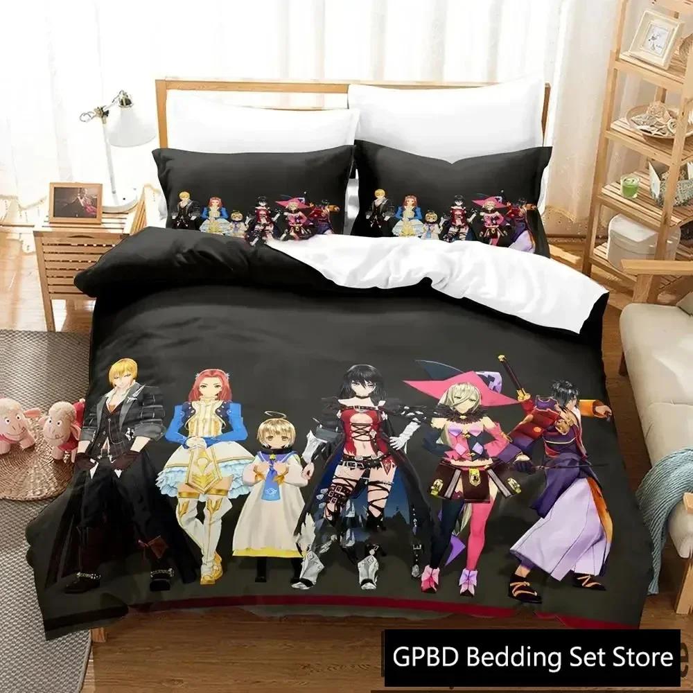 Bettdecke 3D-Druck Tales Of Berseria Bettwäsche-Set Schlafzimmer Weich Modern S Bequem Kinder Und