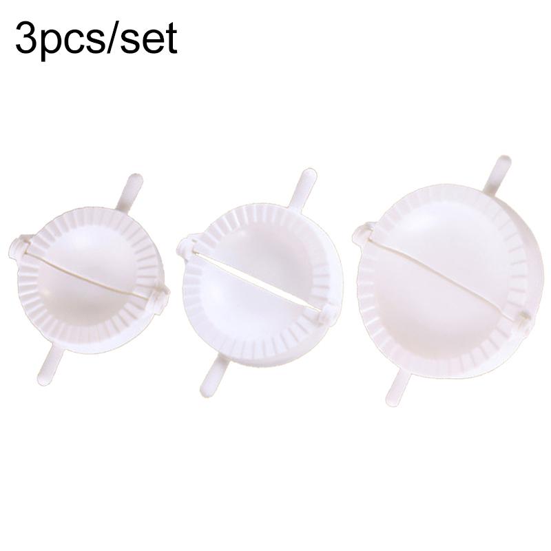 3/4 Stück Knödelform Nudelholz Kunststoff Haushalt Küche DIY Werkzeug Zubehör Teigpresse Wrapper Gebäckform Former TMZ