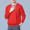 Classic Pullover V-Neck Sweater Men Autumn Winter Cashmere Cotton Blend Warm Jumper Clothes Pull Homme Man Hombres Sweater