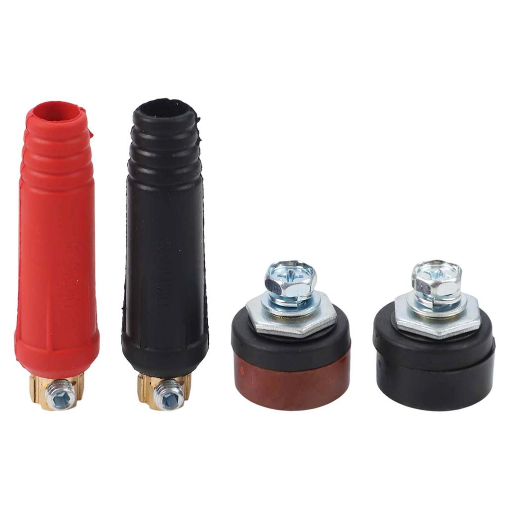 4PCS TIG Welding Accessory Cable Panel Connector Socket DKJ10-25 & DKZ10-25 200A Quick Fitting Connector Soldering In Stock