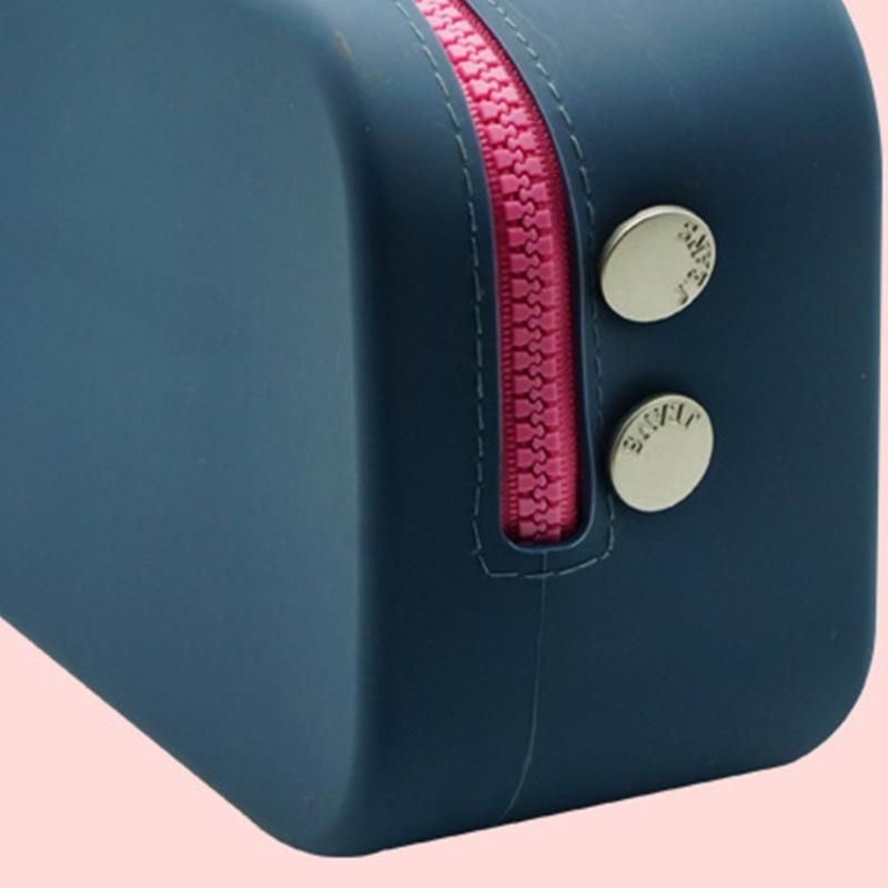 Stylish and Practical Silicone Makeup Bag Storage Organizer with Large Capacity Toiletries Pouches