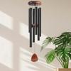 6 Tubes Metal Aluminum Wind Chime Large Wall Hanging Bells Wind Bell Pendant  Outdoor Garden Patio