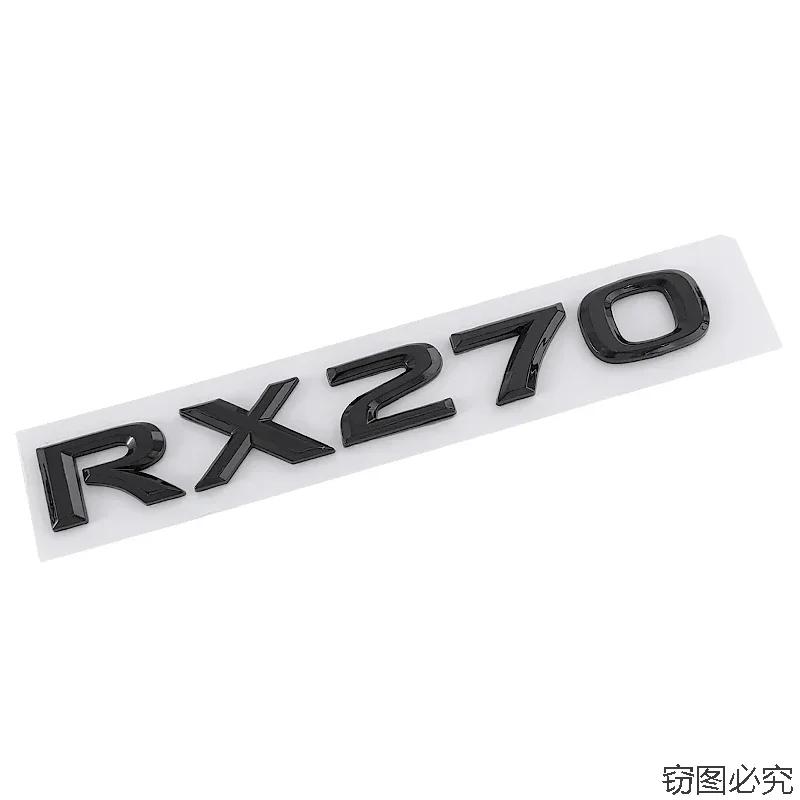 DFW5 ABS Car Body Badge Rear Trunk Sticker Letter Decal for Lexus RX270 RX300 RX350 Emblem Exterior Decoration