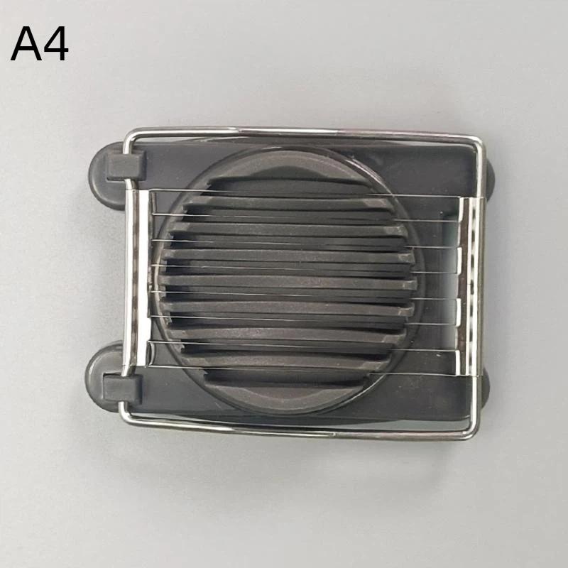 1Pcs Household Stainless Steel Egg Slicer And Divider Single-Use Century Egg Slicer Multifunctional Egg Cutting Tool A4