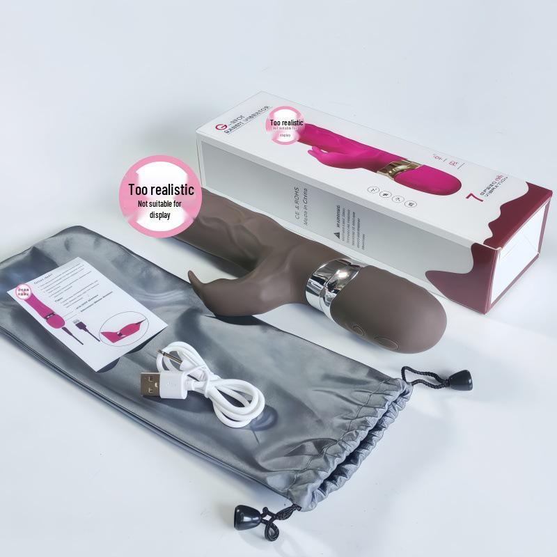 Silikon Hasenvibrator - Weiblicher Massage Masturbator