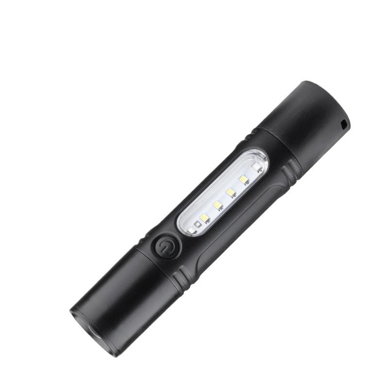 

Rechargeable Zoom LED Flashlight Small Flash Light Torch Lantern 3 Lighting Modes Portable Camping Light Mini Led Flashlight 1PC