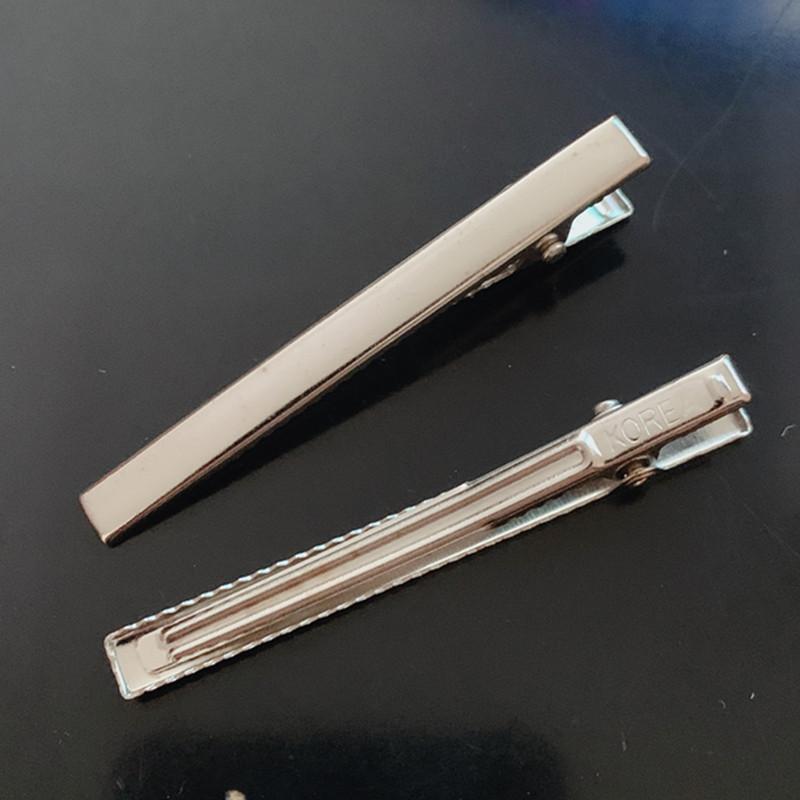 6cm-8cm Korean Style Thin Rectangular Duckbill Hair Clips 6 см