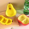 Practical Ceramic Fruit Shape Appetizer Plate Heat Resistant Ceramic Texture Suitable for Home Kitchens and Party Use