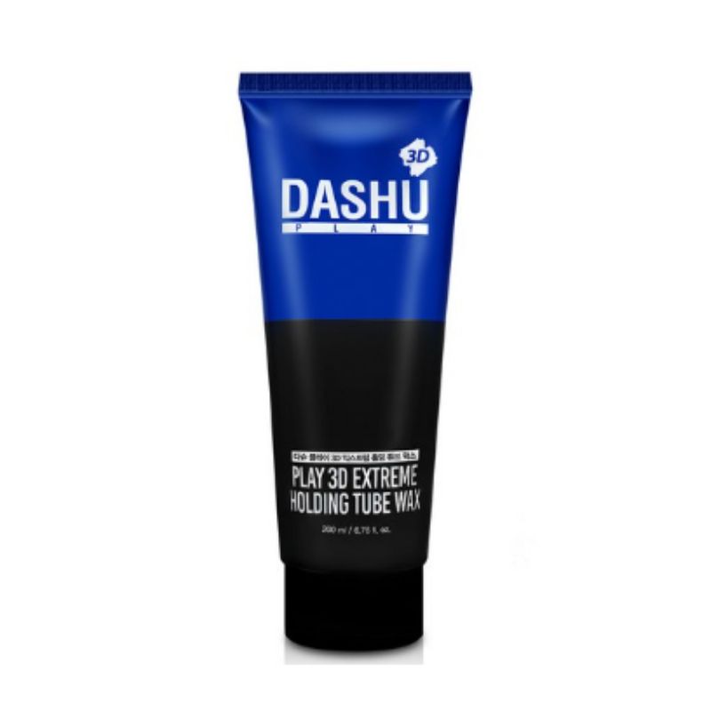 DASHU Play 3D Extreme Holding Tube Hair Wax Strong Hold Texturizing Styling Wax 200ml