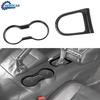 2Pcs Cup Holder Gear Shift Frame Decor Cover Bezel Trim for Ford Mustang 2015-23