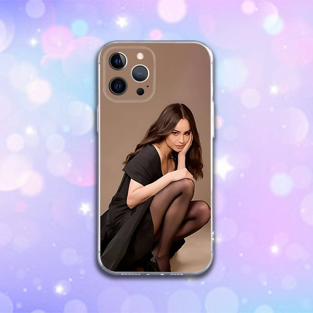 S-Sofia C-Carson Actor Phone Case For iPhone 17,16,15,14,13,12,11 Pro,Max,Plus,X,XS,XR,SE4,E Mini Transparent Soft Cover