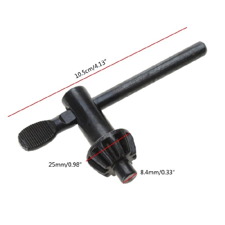 16mm Drill Chuck Key, Hand Electric Drill Wrench, Handle Rod, Chrome- Plated Key