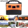 12V 50000mAh Tragbarer Heim-Solarstromgenerator Stromversorgung mit Wechselrichter LED-Licht USB LCD-Anzeige Outdoor Auto Energiespeicher