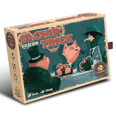 Asmody 12 Chip Trick Brettspiel, beliebtes koreanisches Spiel