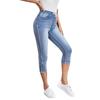 Women's Jeans Elastic Waist Lace-up Jeans Fashionable and Versatile Commuting and Casual