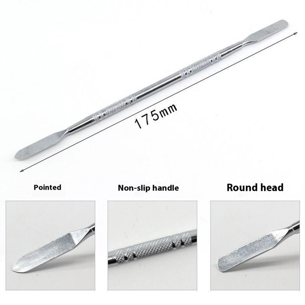 Steel Pry Bar Tool with Anti Slip Handle Durable Anti Rust Metal Pry Bar Upgrades for Electronics Repair & Maintenance
