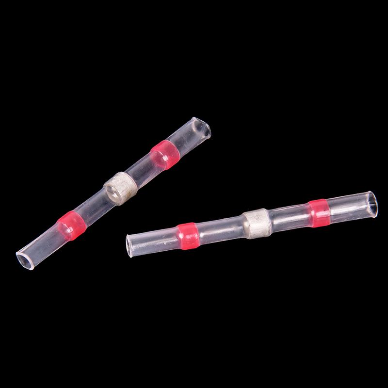 50ks Vodotěsný pájecí návlek s tepelně smrštitelným drátěným konektorem