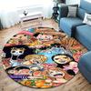 One Piece Round Area Rug Carpet Rug For Living Room Bedroom Sofa Playroom Decor Nonslip Floor Mat