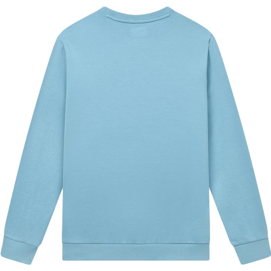Fila Solid Color Printed Fashion Casual Knit Set Sweatshirt Unisex Sweatshirt Light-Blue F11M338202FBU