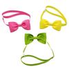 (10 Pieces/Lot) Fashion Bow Tie For Dogs Adjustable Neck Tie For Cat Solid Colors Puppy Grooming Accessories Pet Supplies 5