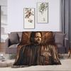 Sam Winchester Supernatural Flannel Blanket Girls Warm Throw Blanket Winter Chair Bedspread Sofa Bed Cover