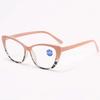 Fashionable Cat Eye Reading Glasses Oversized Frame Ladies Presbyopia Glasses Blue Light Blocking Eye Protection Eyewear