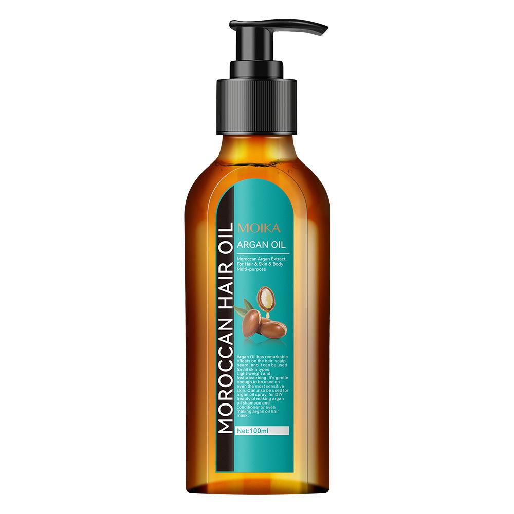 Olio Marocchino per Capelli Miscela di Argan e Jojoba Trattamento Leave-In Riparazione Profonda Lucentezza Liscia Capelli Secchi Danneggiati