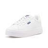 FILA Court Deluxe Fabric Synthetic Leather Versatile Street Skate Low Top Sneakers Women sneakers White T12W034304FWT