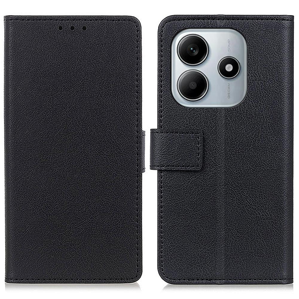 For Xiaomi Redmi Note 14 4G (163.25x76.55x8.16mm) Case PU Leather Stand Wallet Phone Cover