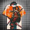 3D Printed Cool Sword Girl T-Shirt For Men Retro Dragon Pattern Tees Summer Casual O-Neck Short Sleeve Tops Street Tee Shirts