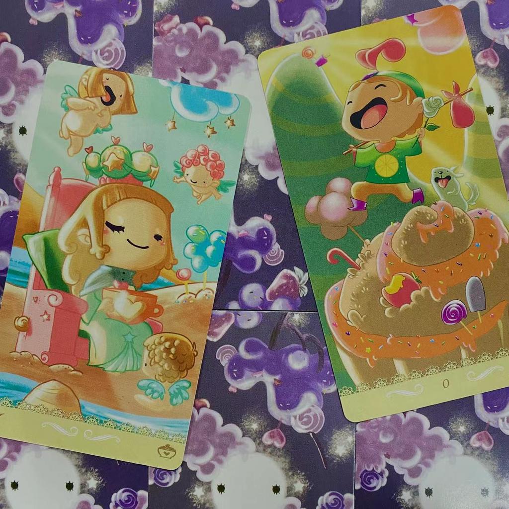 11.5*6.5cm Happy Tarot with Guidebook Laser Edition