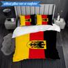 3PCS Germany Coat Of Arms Design Bedding Set 2D Printing (Includes 1 Duvet Cover + 2 Pillowcases Coreless), Bedroom decor,Fan gift