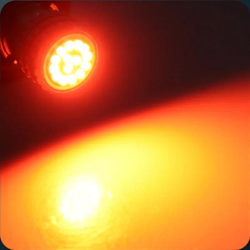 2 Stück 1156 BA15S 1157 BAY15D LED-Lampe 2015 15SMD LED-Lampen Signalleuchte Brems- Rückfahrleuchte Tagfahrlicht 12V