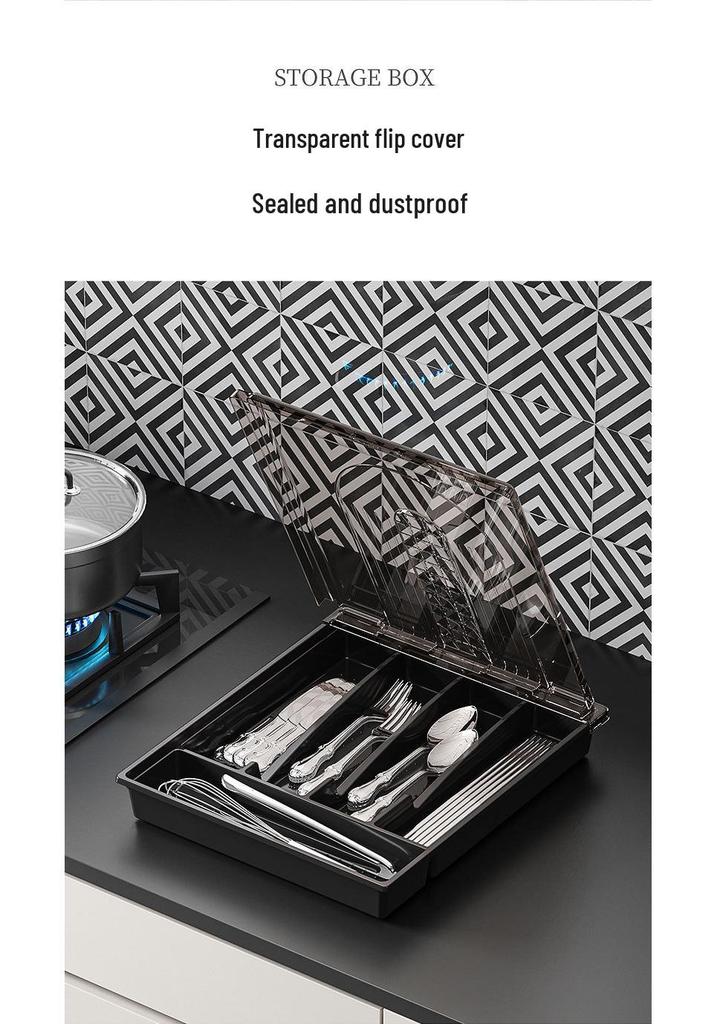 Kitchen Drawer Organizer for Cutlery and Utensils