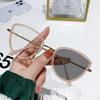 Fashion Cat Eye Glasses Women'S Glasses Frame Trend Color-Changing Glasses Color-Changing Anti-Blue Light Glasses Tide