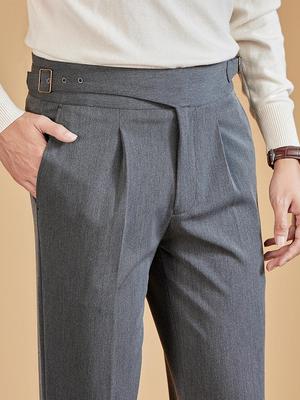 Pantaloni Casual da Uomo Pesanti 350g - Pantaloni Dritti Larghi per Primavera/Autunno