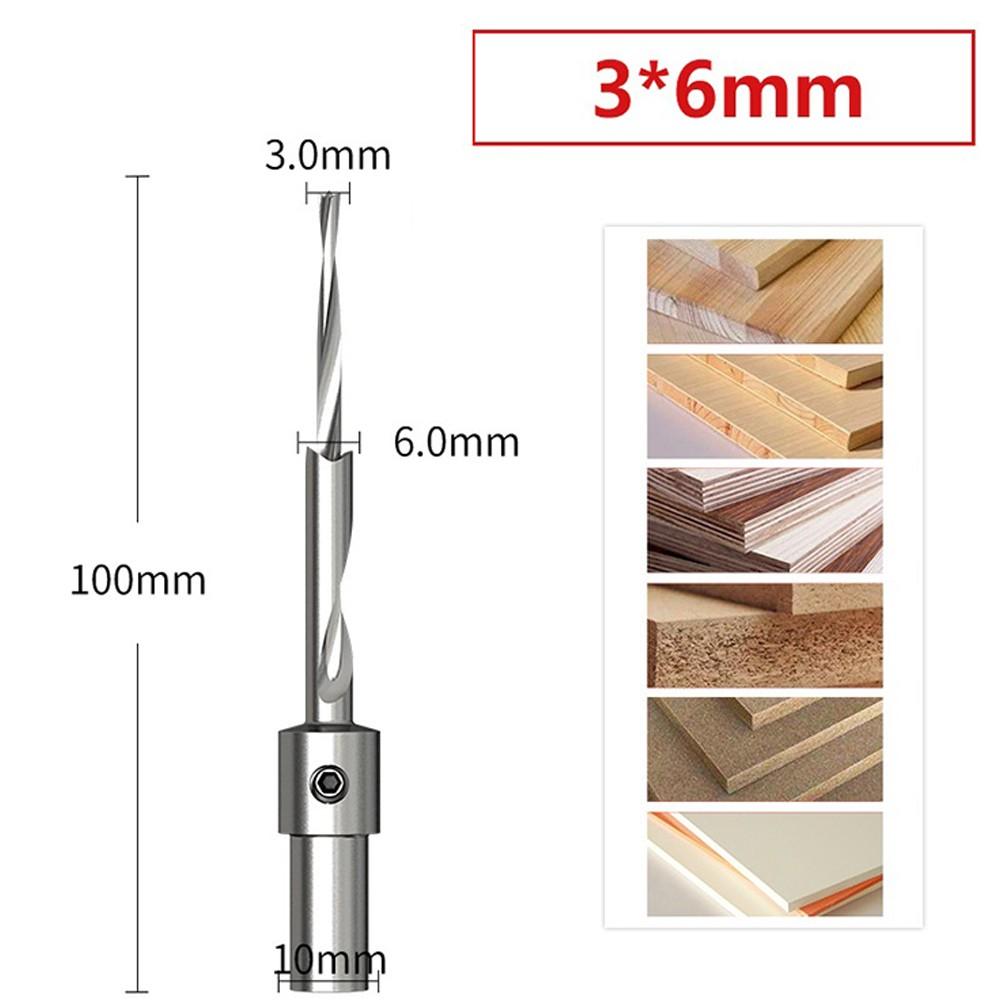 Professional Woodworking Tool Double Hole Opener Countersink Drill Bit