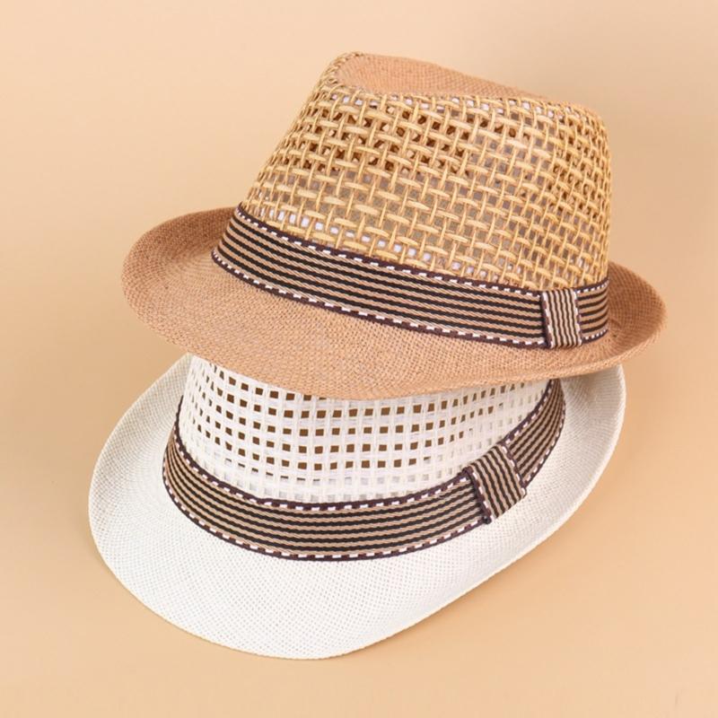 Casual Straw Sun Hat Fashionable & Protective Sun Hat Kids Straw Hat Wide Brim Sun Hat Breathable Hat Lightweight Hat