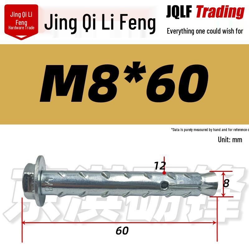 Hexagonal Internal Expansion Anchor for Hollow Foam Bricks - Fish Scale Wall Bolt