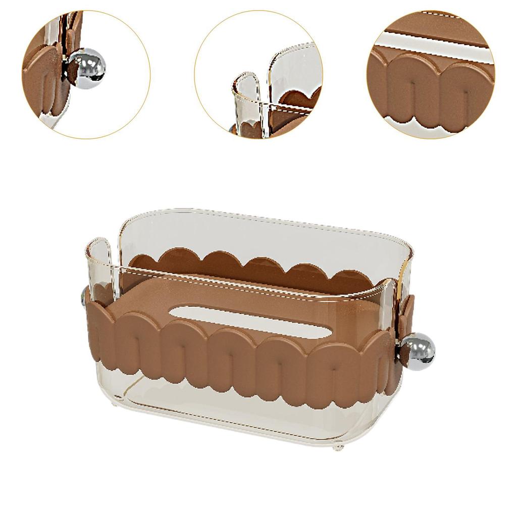 Tissue Box Cover Stylish Tabletop Dryer Sheet Holder for Kitchen Vanity