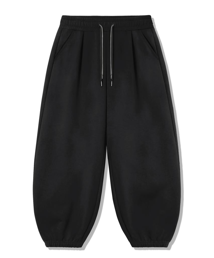TRILLION Patch Double String Balloon Fit Jogger Pants_3Color
