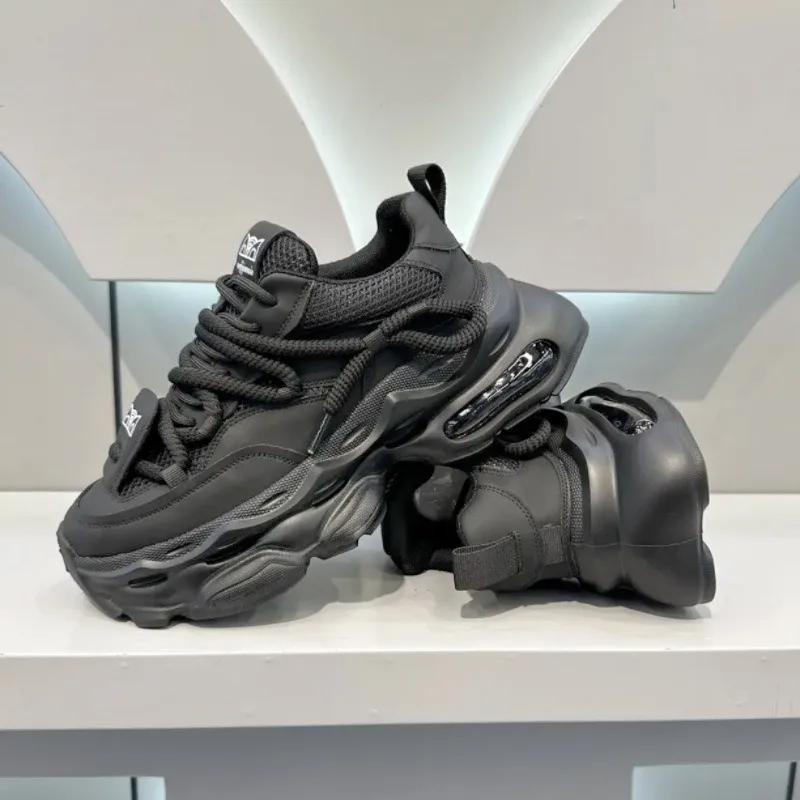 Klobige Sneaker Herren 2025Neue Plateau-Designer-Freizeitschuhe Bequeme Plateauhöhe Erhöhte Vulkanisierte Schuhe Tenis Masculino