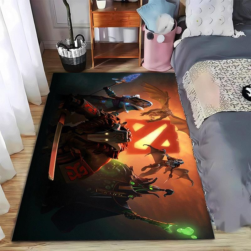 

Demonic Queen with Wings and Sword in Dark Red Background Suitable for use as an anti-slip game mat for living room and bedroom sofas 40x60cm( 15x23in )