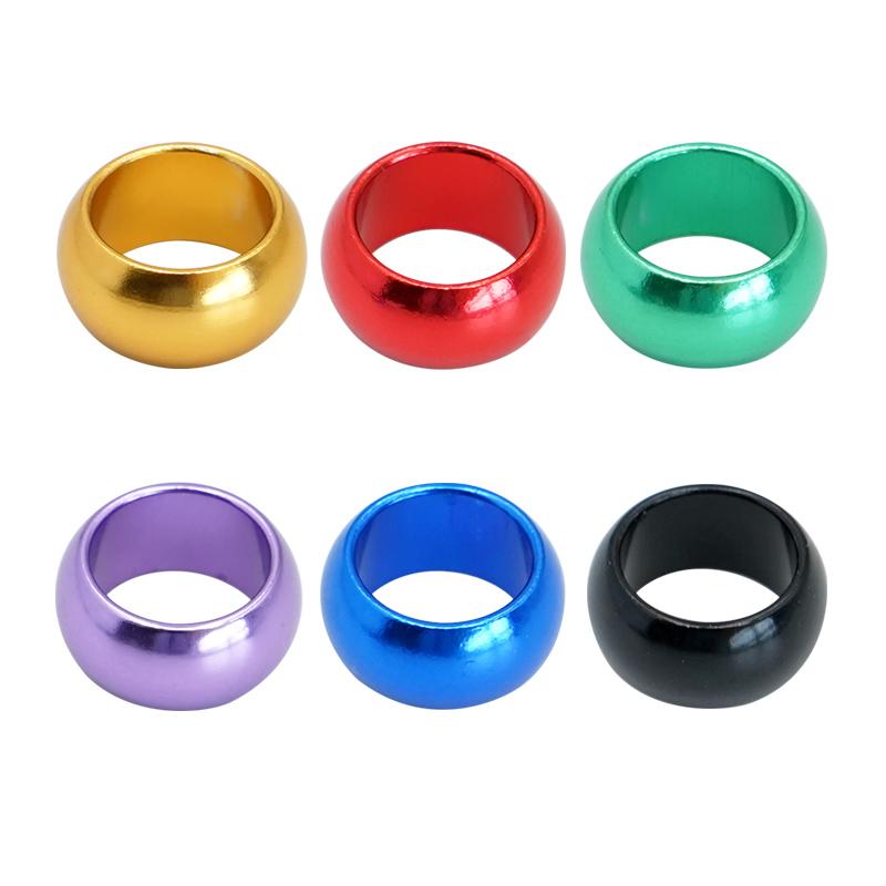 5 Stück Aluminium Vogel Fußring Innendurchmesser 8mm/10mm Tauben Papagei Vogel Outdoor Flugtraining Identifikation Rennbedarf