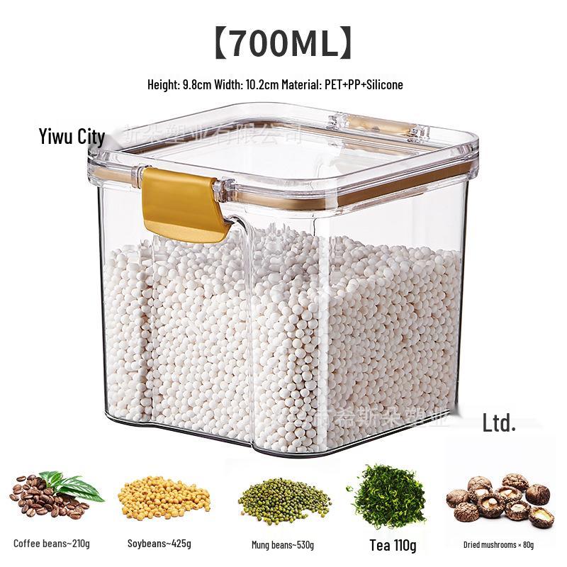 Transparent Food-Grade Plastic Storage Jar for Soups