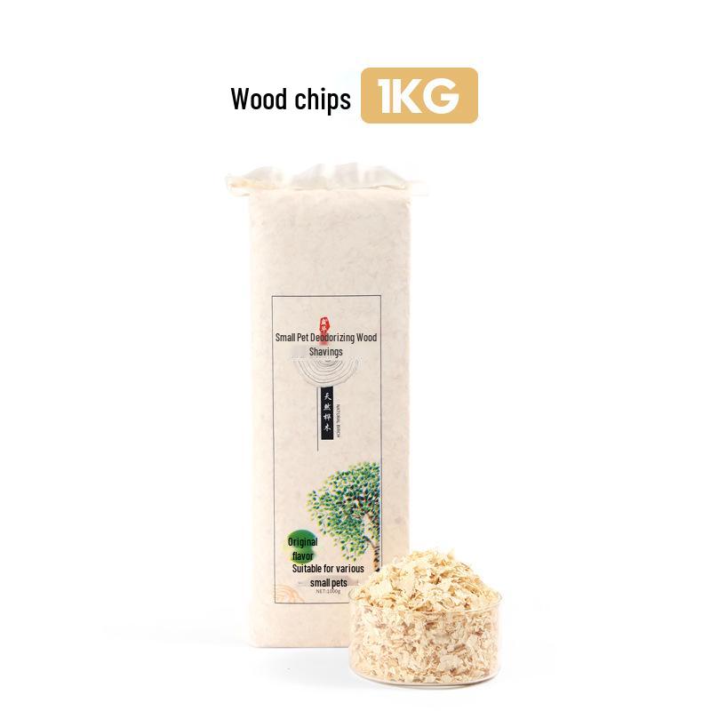 Deodorizing Aspen Wood Shavings & Cotton Bedding for Hamsters and Chinchillas - Low Dust, Cozy Winter Supplies