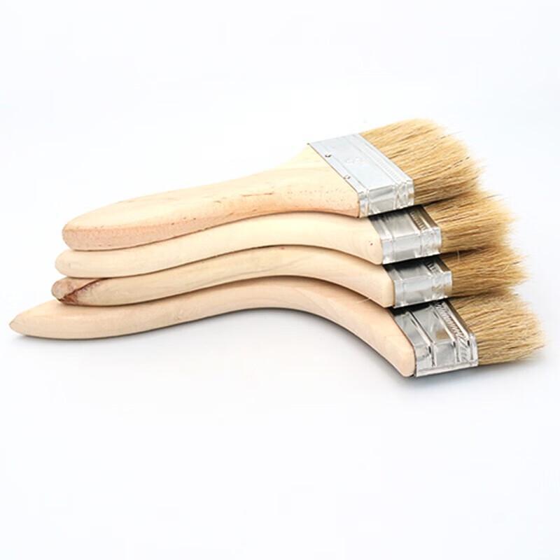 Premium 3-inch Wooden Handle Bristle Brush