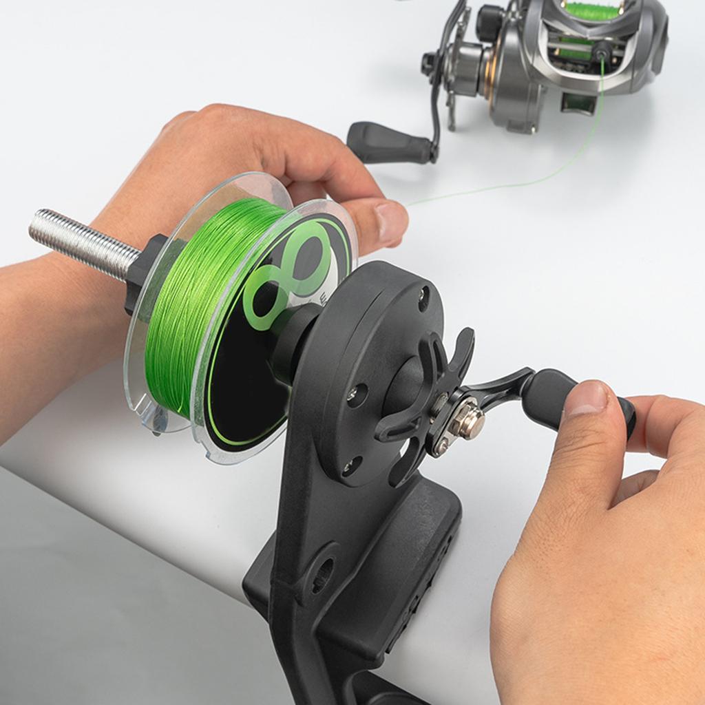 Fishing Line Winders Spoolers Machine Adjustable Rotating Reels Spool Spooling Station Systems Fishing Accessories