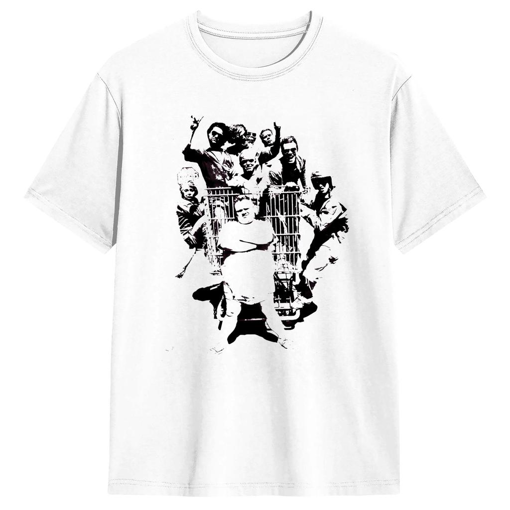 Brain Art Jjackassss Show T Shirt Unisexs Pure Cotton Novelty Tshirt Round Neck Tees Short Sleeve Clothing Gift