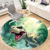 1pc Dinosaur, Prehistoric Chair Carpet for Office, Soft Comfortable Mat For Office, Living Room, Bedroom, Machine Washable Carpet yy251112085